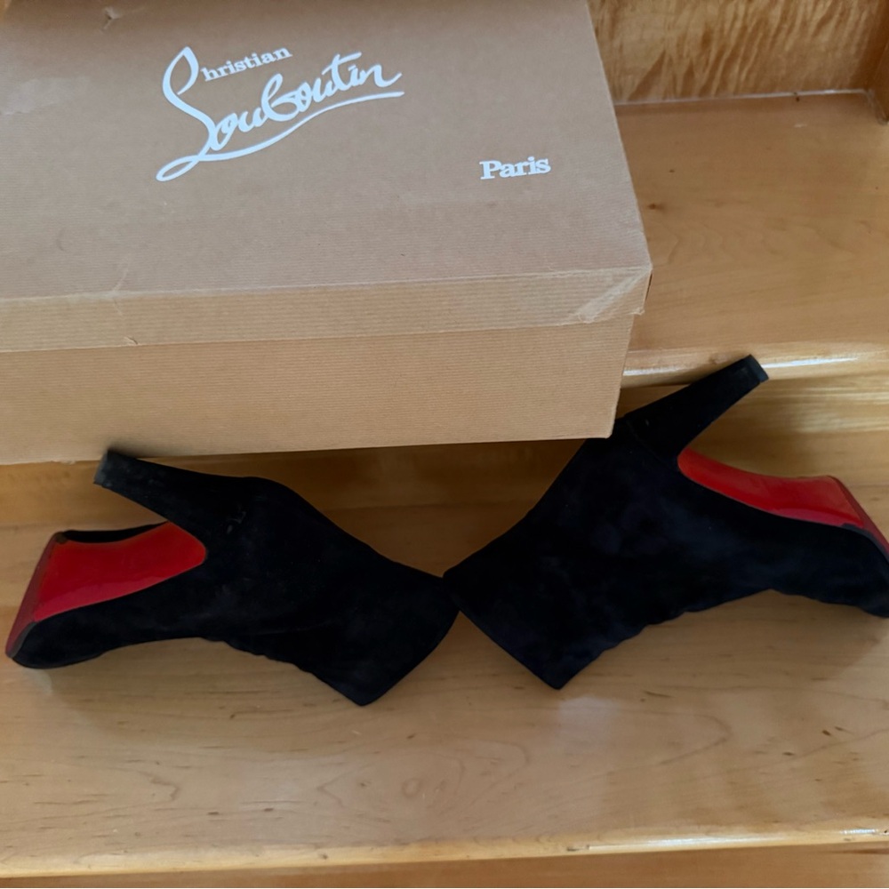 Christian Louboutin Black Ankle Booties - Picture 4 of 4